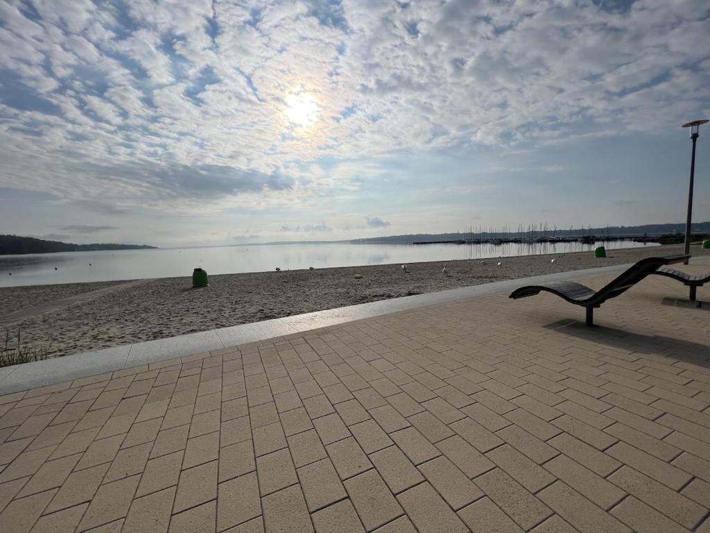 'Kapitaenslounge' Vollsanierte Fewo Mit Blick Auf Die Flensburger Foerde Harrislee Exterior foto